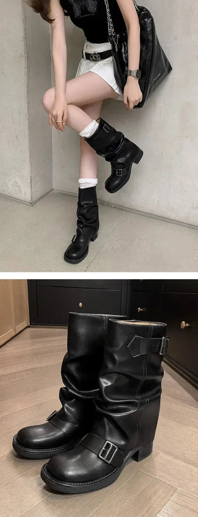 Mirla | Fåll Mid-Calf Stövlar-Eva Jonsson