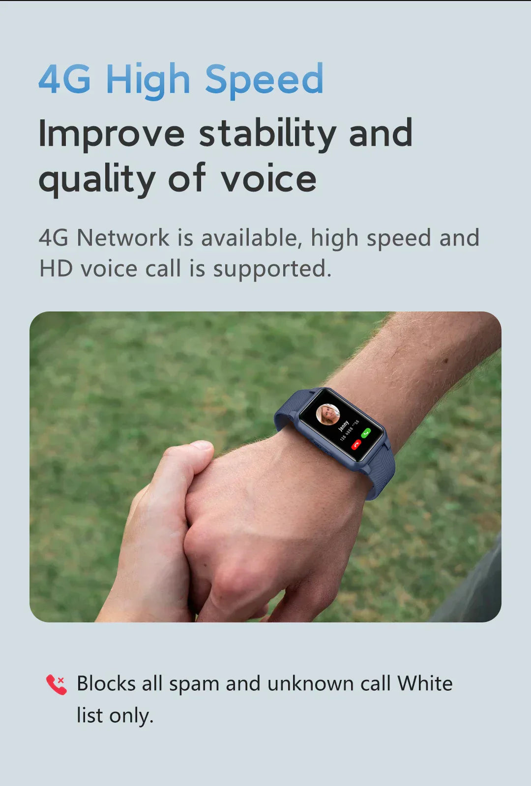 Mirla | Fall detection watch for seniors - 4G Medicinsk alarm med GPS & SOS smartwatch-Eva Jonsson