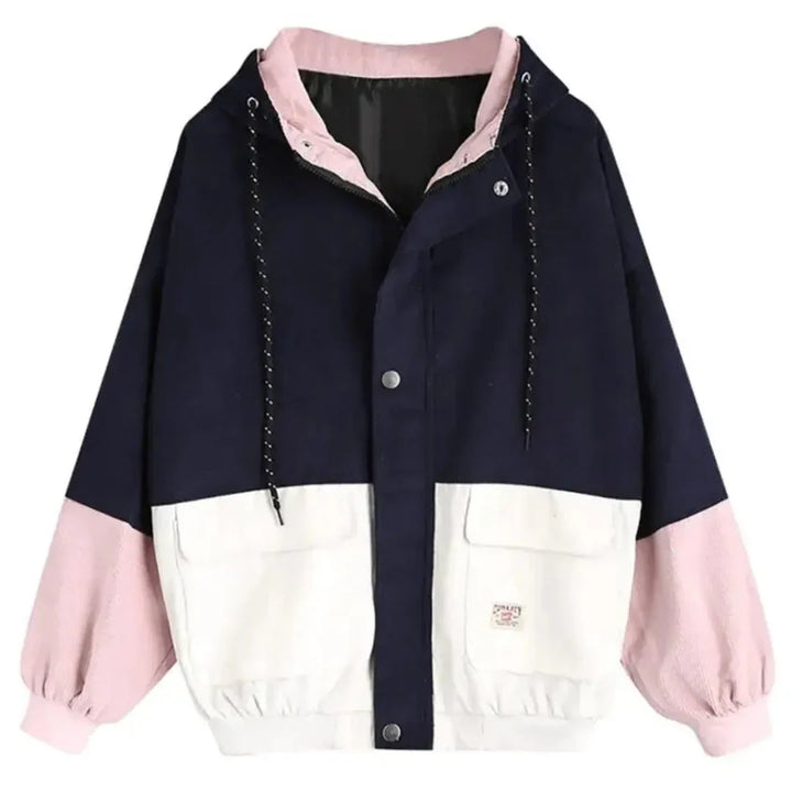 Mirla | Färg Corduroy Patchwork Jacka-Eva Jonsson
