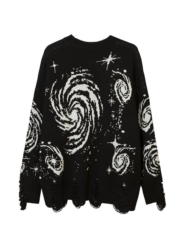 Mirla | Färg Vintage Tryck Rivet Sweatshirt-Eva Jonsson