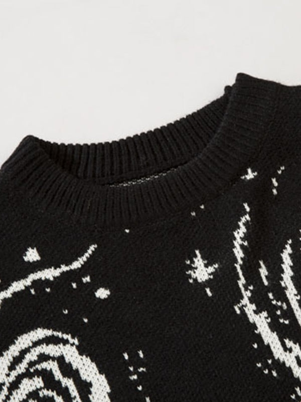 Mirla | Färg Vintage Tryck Rivet Sweatshirt-Eva Jonsson