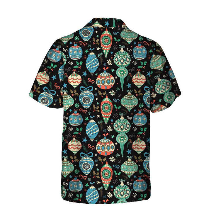 Mirla | Färgglada Julkulor Hawaiian Shirt Roligt Julskjorta Present För Julen-Eva Jonsson