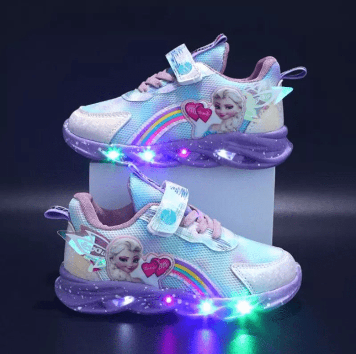 Mirla | Färgglada Lysande Barn Sneaker-Eva Jonsson
