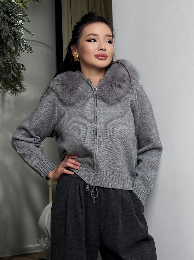 Mirla | Faux-Fur-Jacka-Eva Jonsson