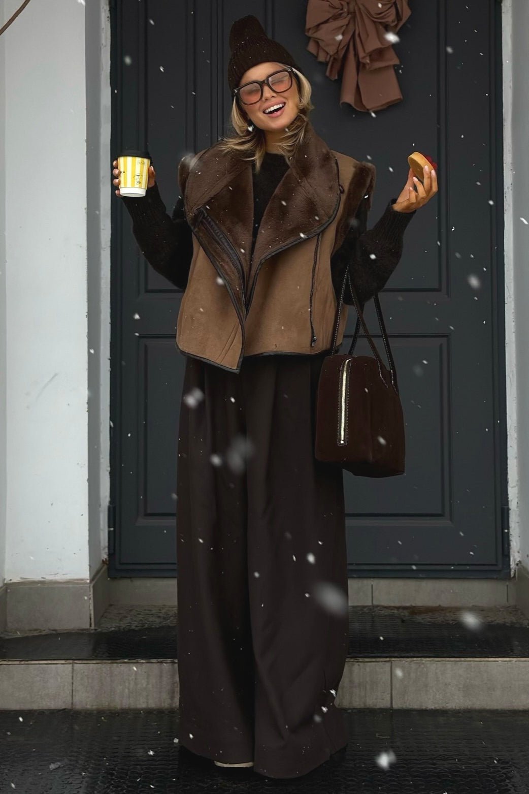 Mirla | Faux Fur Väst-Eva Jonsson