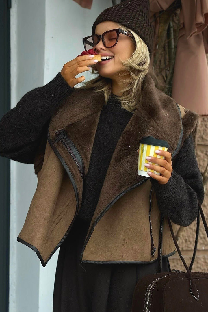 Mirla | Faux Fur Väst-Eva Jonsson