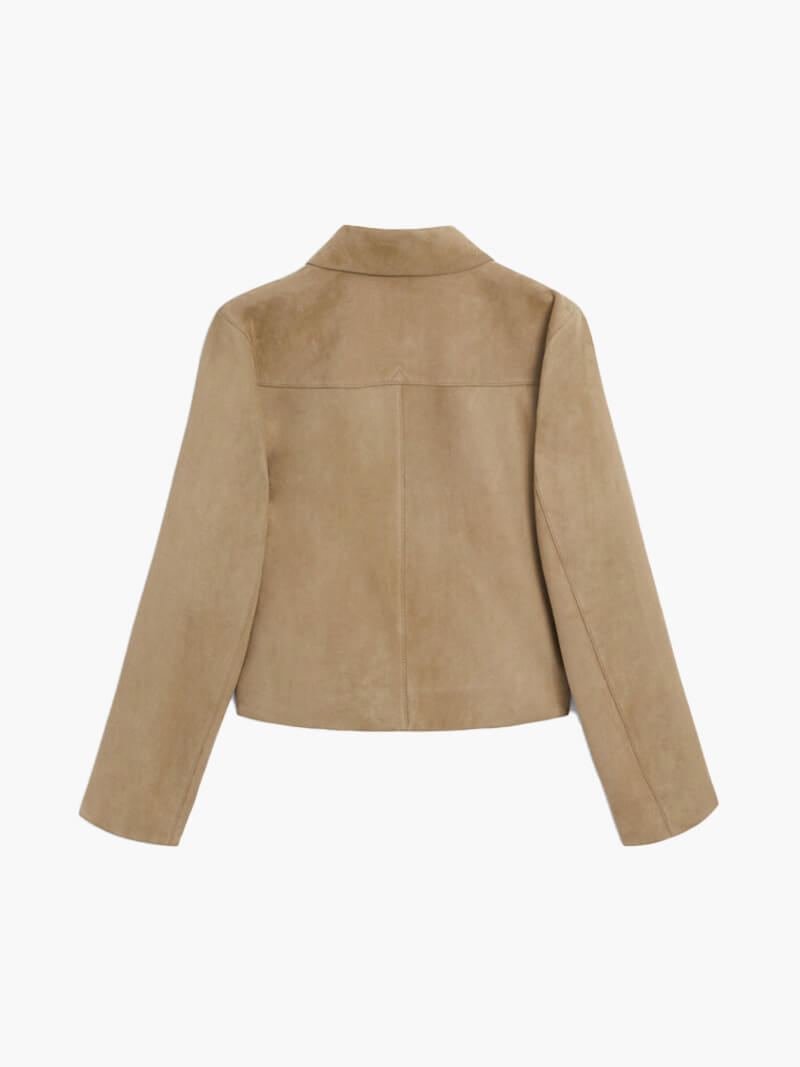 Mirla | Faux Suede Jacka-Eva Jonsson