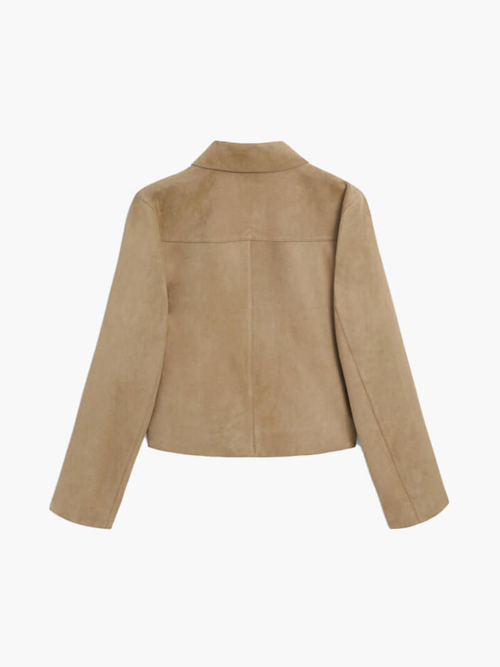 Mirla | Faux Suede Jacka-Eva Jonsson