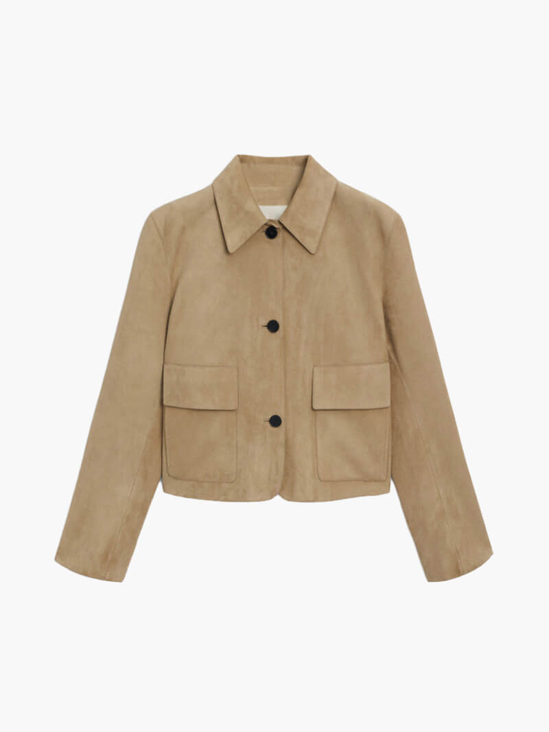 Mirla | Faux Suede Jacka-Eva Jonsson