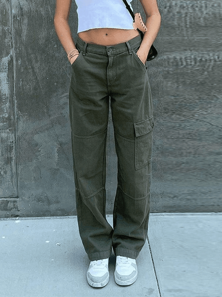 Mirla | Fickförbättrad Rakt Cargojeans-Eva Jonsson