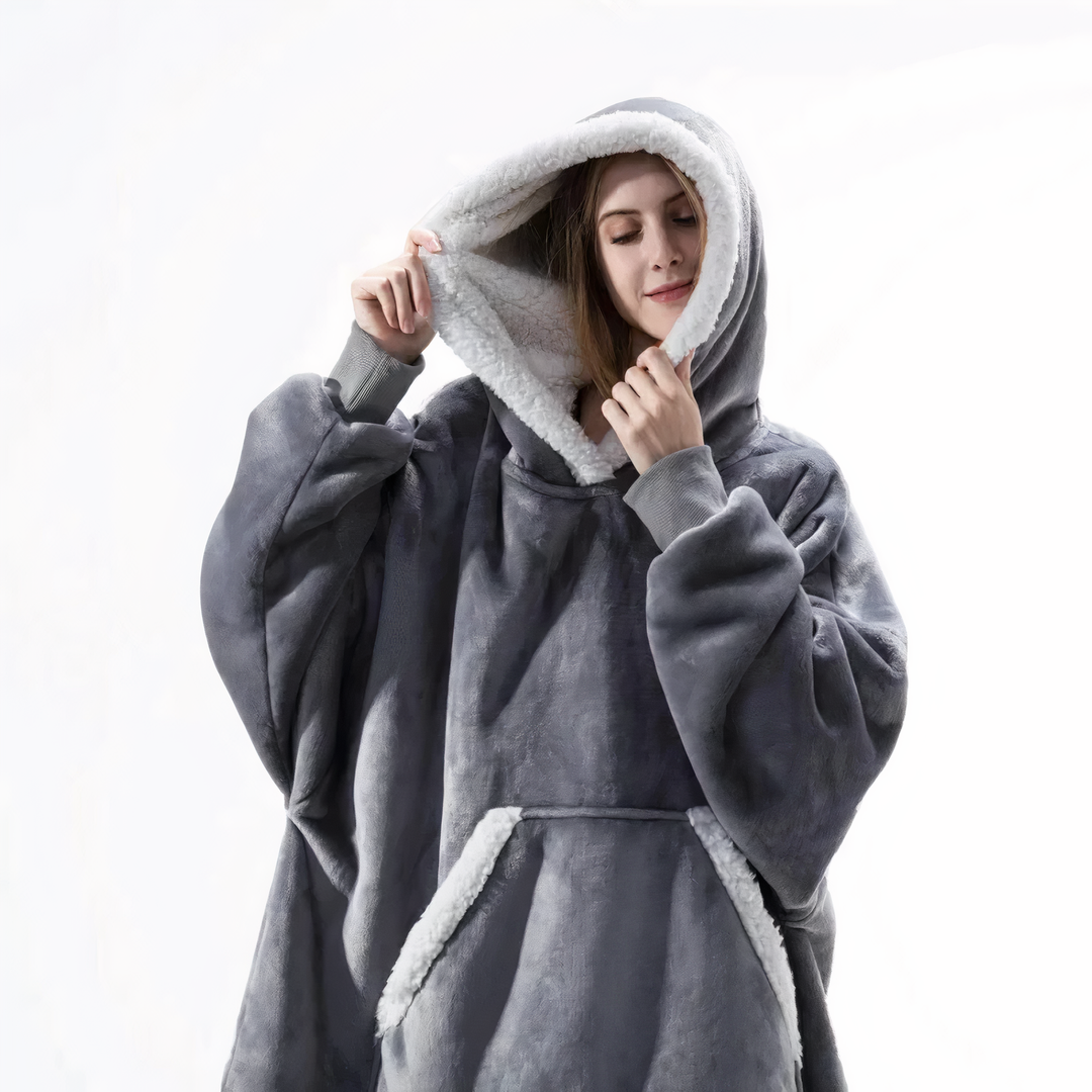 Mirla | Filt hoodie-Eva Jonsson