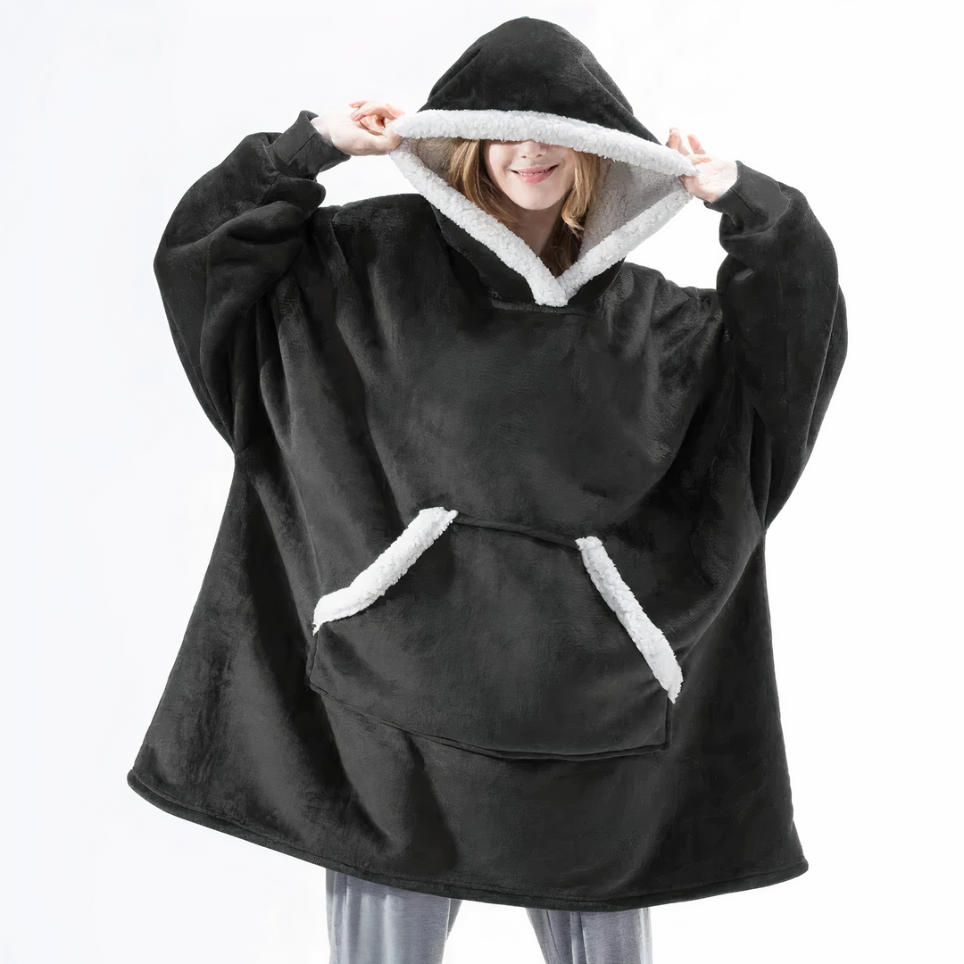 Mirla | Filt hoodie-Eva Jonsson