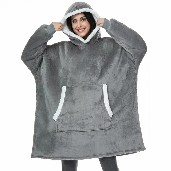 Mirla | Filt hoodie-Eva Jonsson