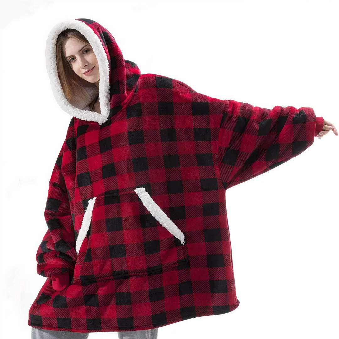 Mirla | Filt hoodie-Eva Jonsson