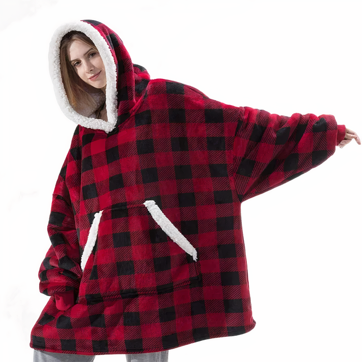 Mirla | Filt hoodie-Eva Jonsson