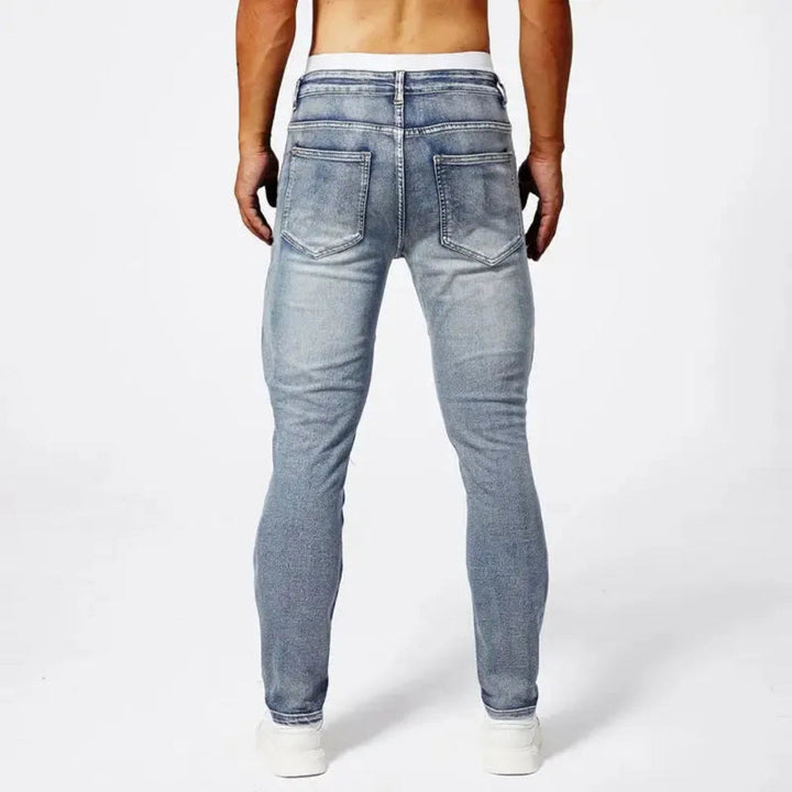 Mirla | Fit Moto Jeans I Premium Stretch-Denim med Panel Sömmar-Eva Jonsson