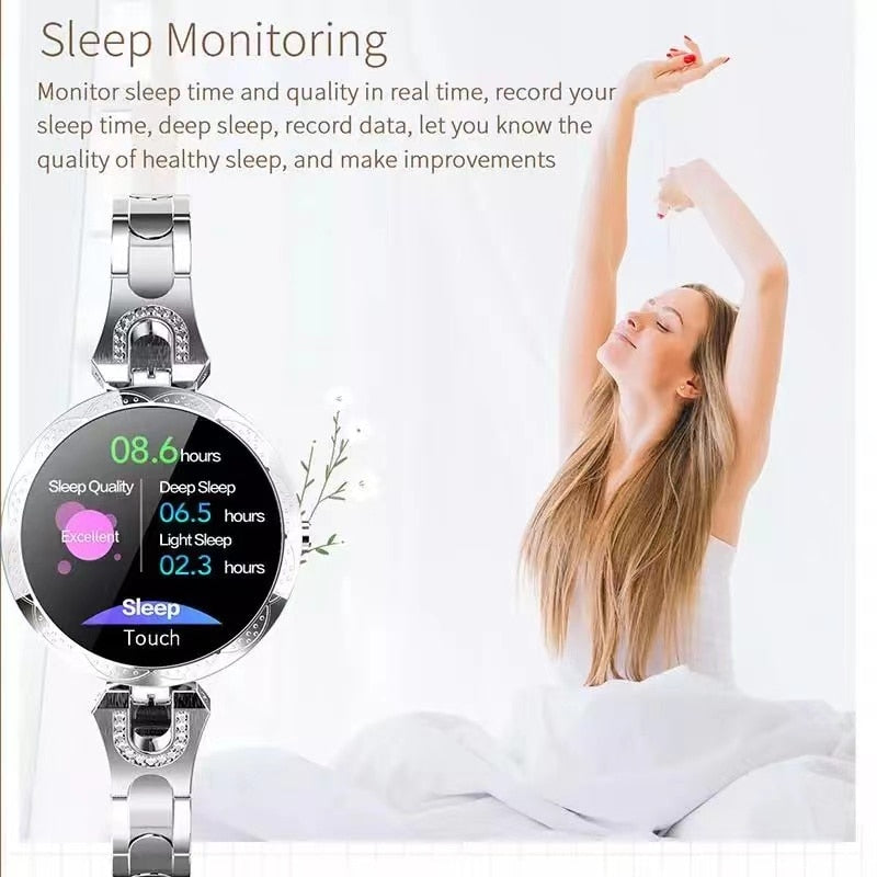 Mirla | Fitnessklocka Aquafit Smartwatch-Eva Jonsson
