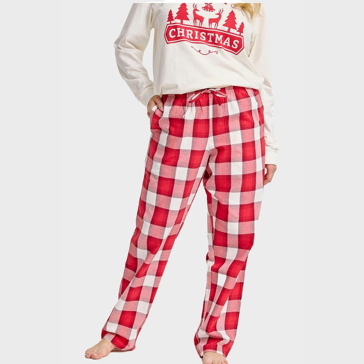Mirla | Flanell Julbyxa - Dam-Eva Jonsson