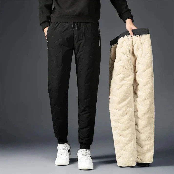 Mirla | Fleece Fodrade Joggingbyxor – Bekväm och Varm-Eva Jonsson