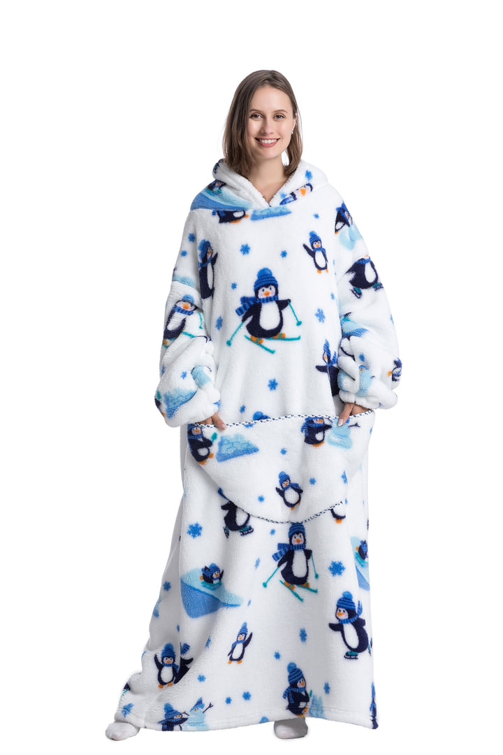 Mirla | Fleece Hoodie Filt för Vintern-Eva Jonsson