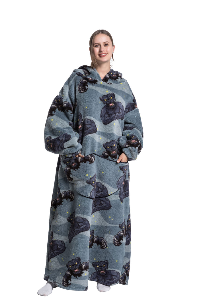 Mirla | Fleece Hoodie Filt för Vintern-Eva Jonsson