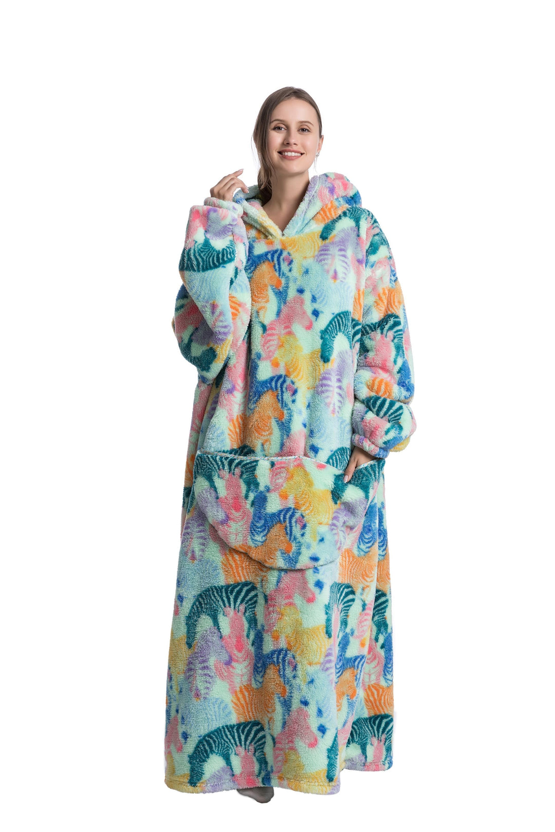 Mirla | Fleece Hoodie Filt för Vintern-Eva Jonsson