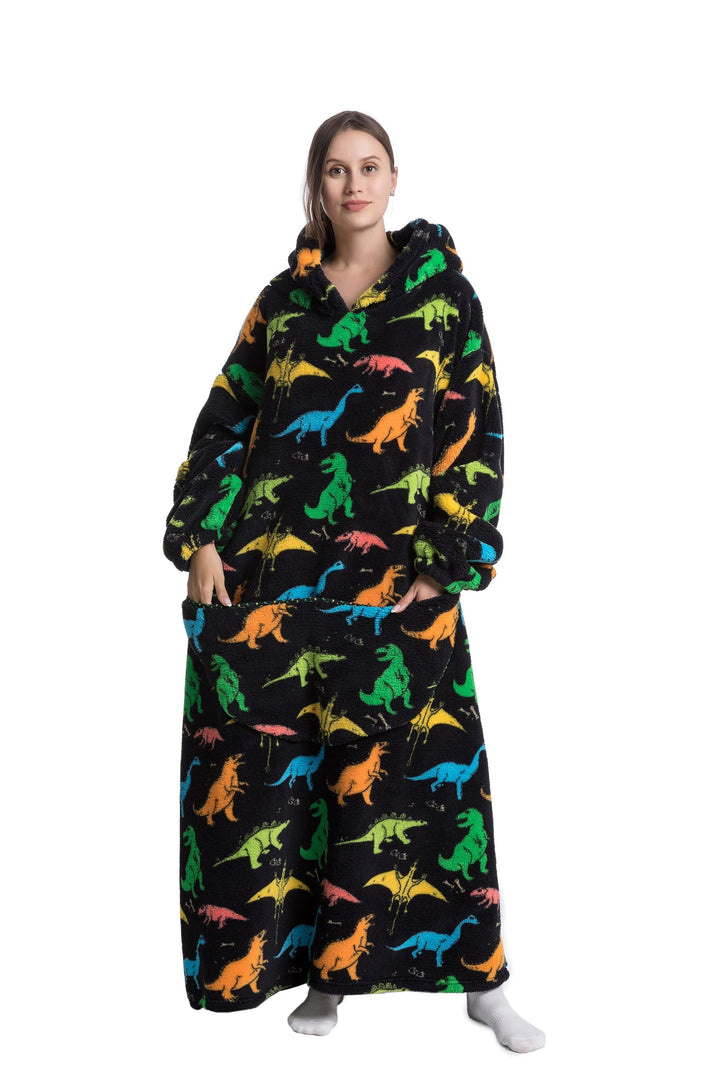 Mirla | Fleece Hoodie Filt för Vintern-Eva Jonsson