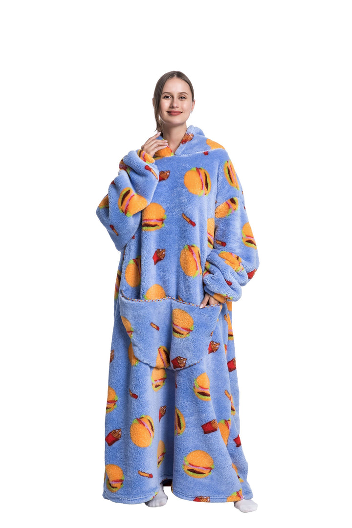 Mirla | Fleece Hoodie Filt för Vintern-Eva Jonsson