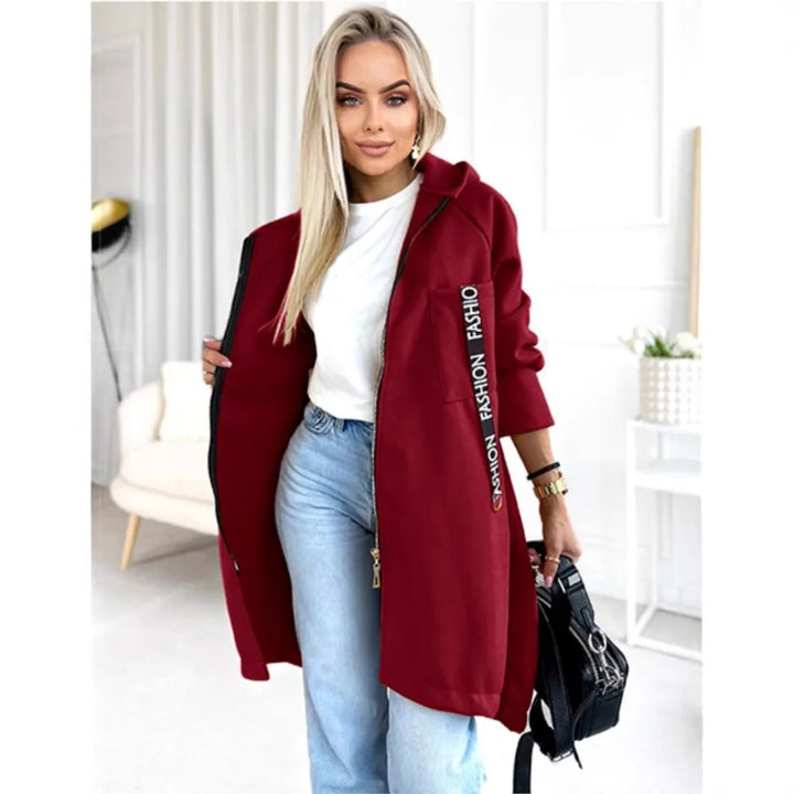 Mirla | Fleece Hoodie Jacka - Dam Winterjacka-Eva Jonsson