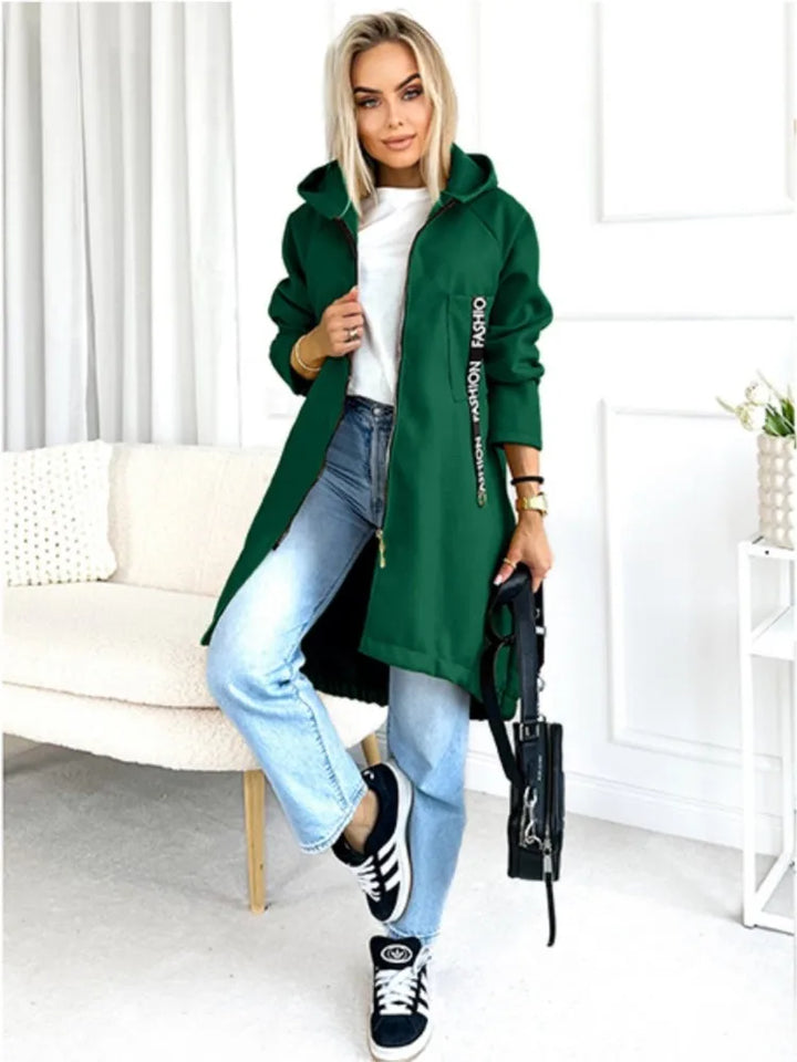 Mirla | Fleece Hoodie Jacka - Dam Winterjacka-Eva Jonsson