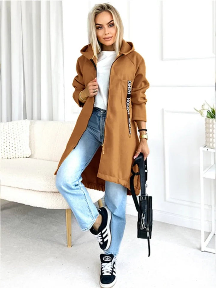 Mirla | Fleece Hoodie Jacka - Dam Winterjacka-Eva Jonsson
