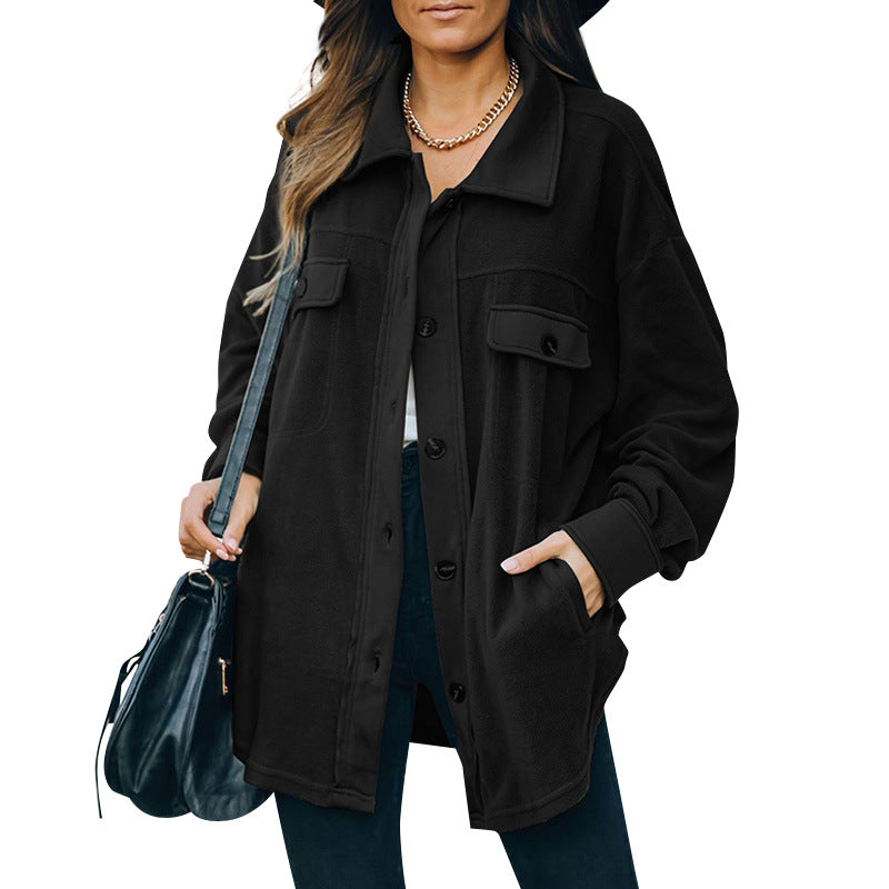 Mirla | Fleece-Knapp-Jacka.-Eva Jonsson