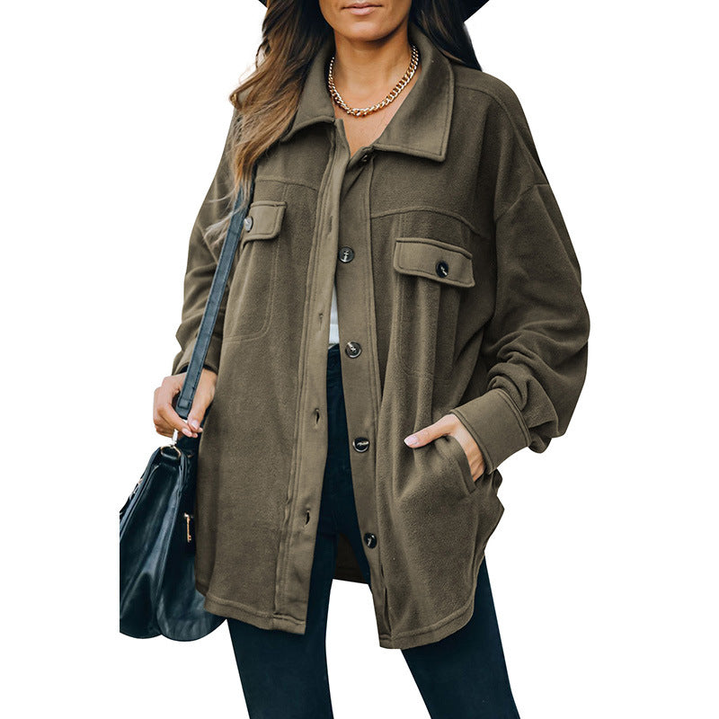 Mirla | Fleece-Knapp-Jacka.-Eva Jonsson