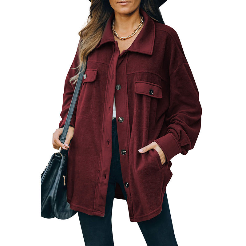 Mirla | Fleece-Knapp-Jacka.-Eva Jonsson
