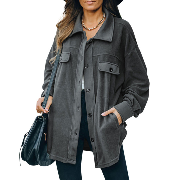 Mirla | Fleece-Knapp-Jacka.-Eva Jonsson