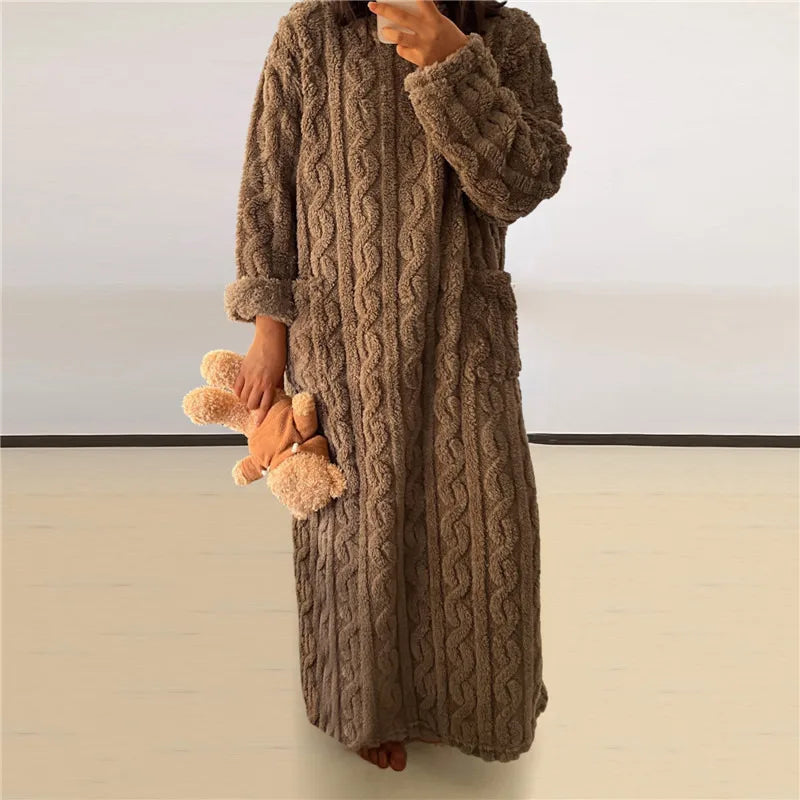 Mirla | Fleece Teddy Klänning-Eva Jonsson