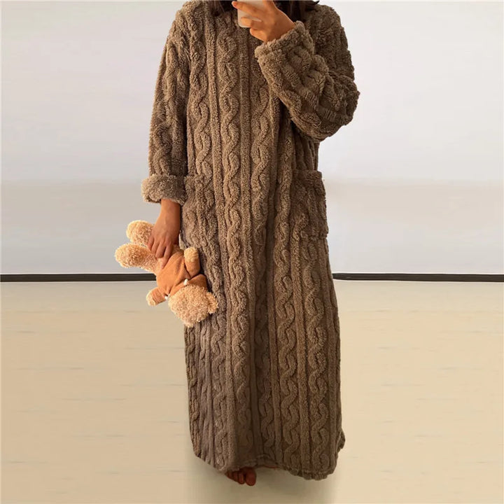 Mirla | Fleece Teddy Klänning-Eva Jonsson