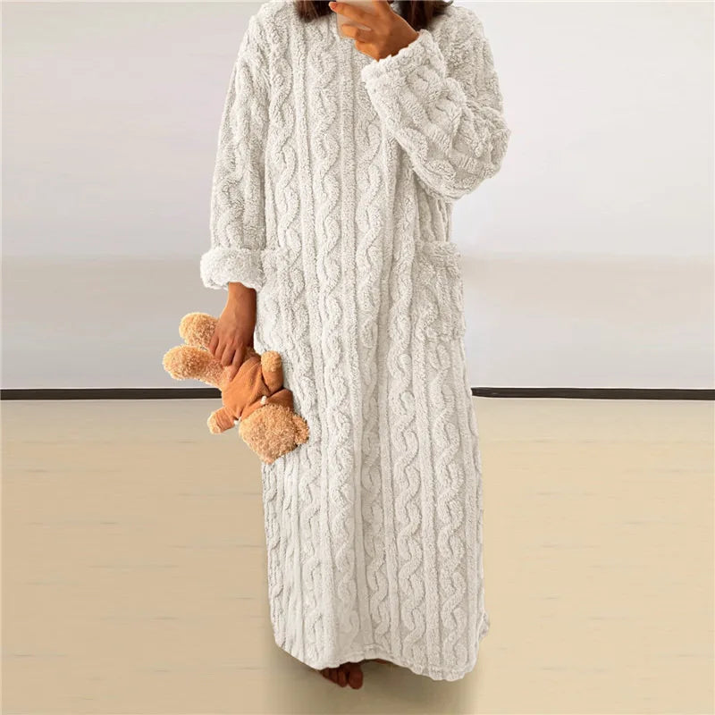 Mirla | Fleece Teddy Klänning-Eva Jonsson