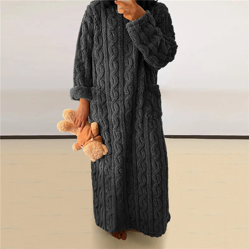 Mirla | Fleece Teddy Klänning-Eva Jonsson