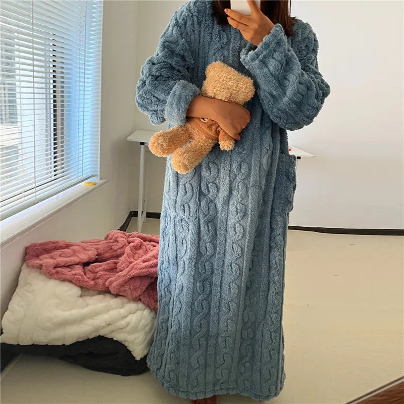 Mirla | Fleece Teddy Klänning-Eva Jonsson