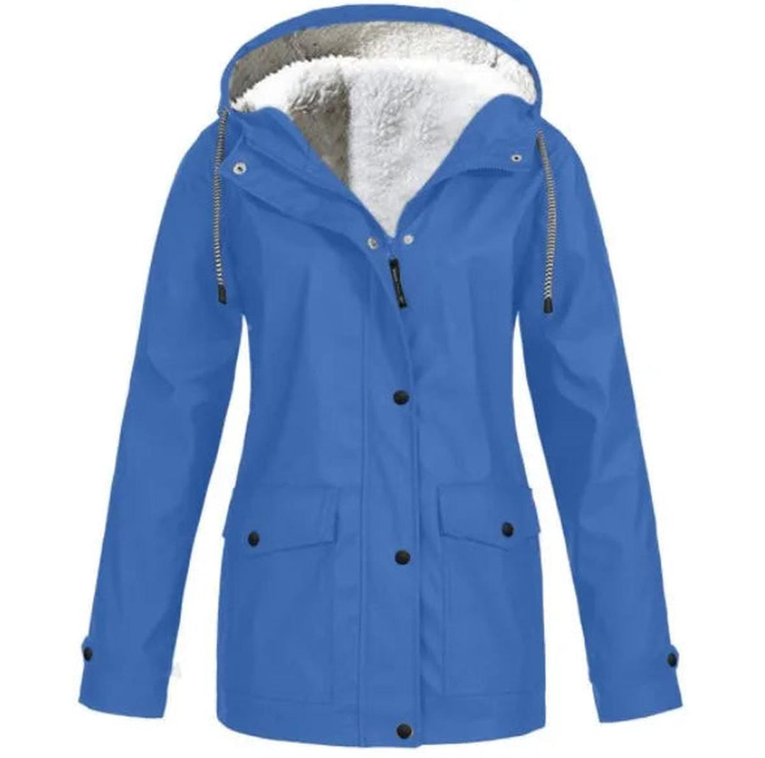 Mirla | Fleece Utomhusjacka med Huva - Damjacka-Eva Jonsson