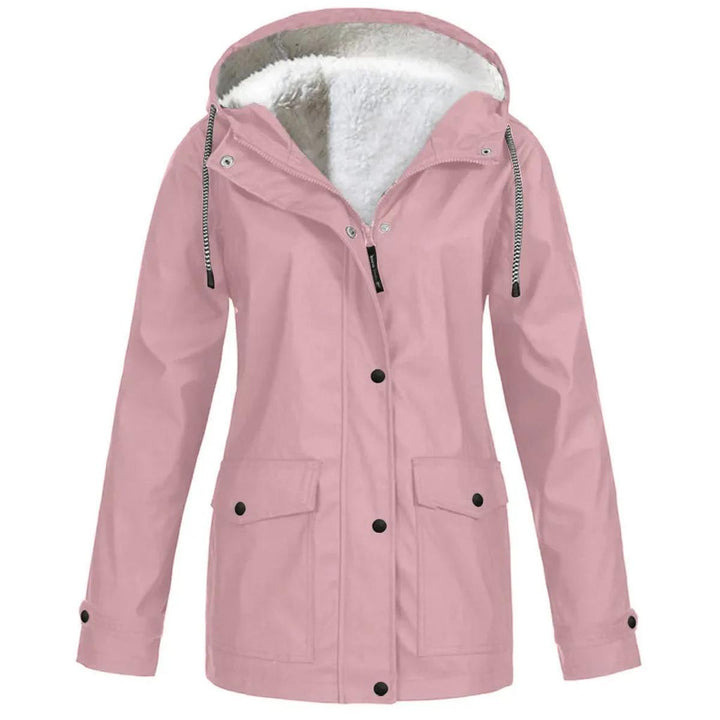Mirla | Fleece Utomhusjacka med Huva - Damjacka-Eva Jonsson