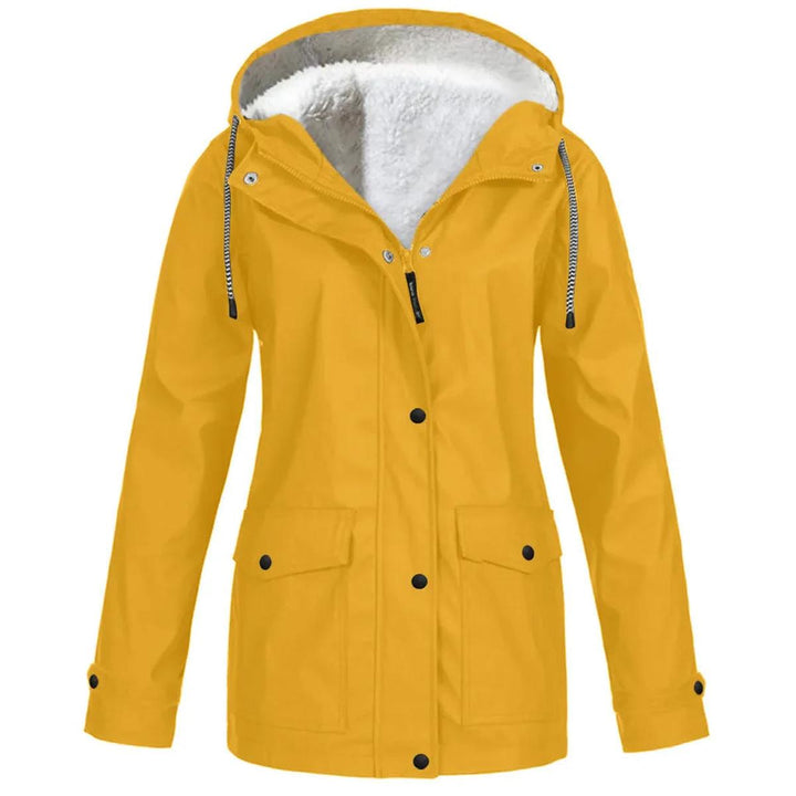 Mirla | Fleece Utomhusjacka med Huva - Damjacka-Eva Jonsson
