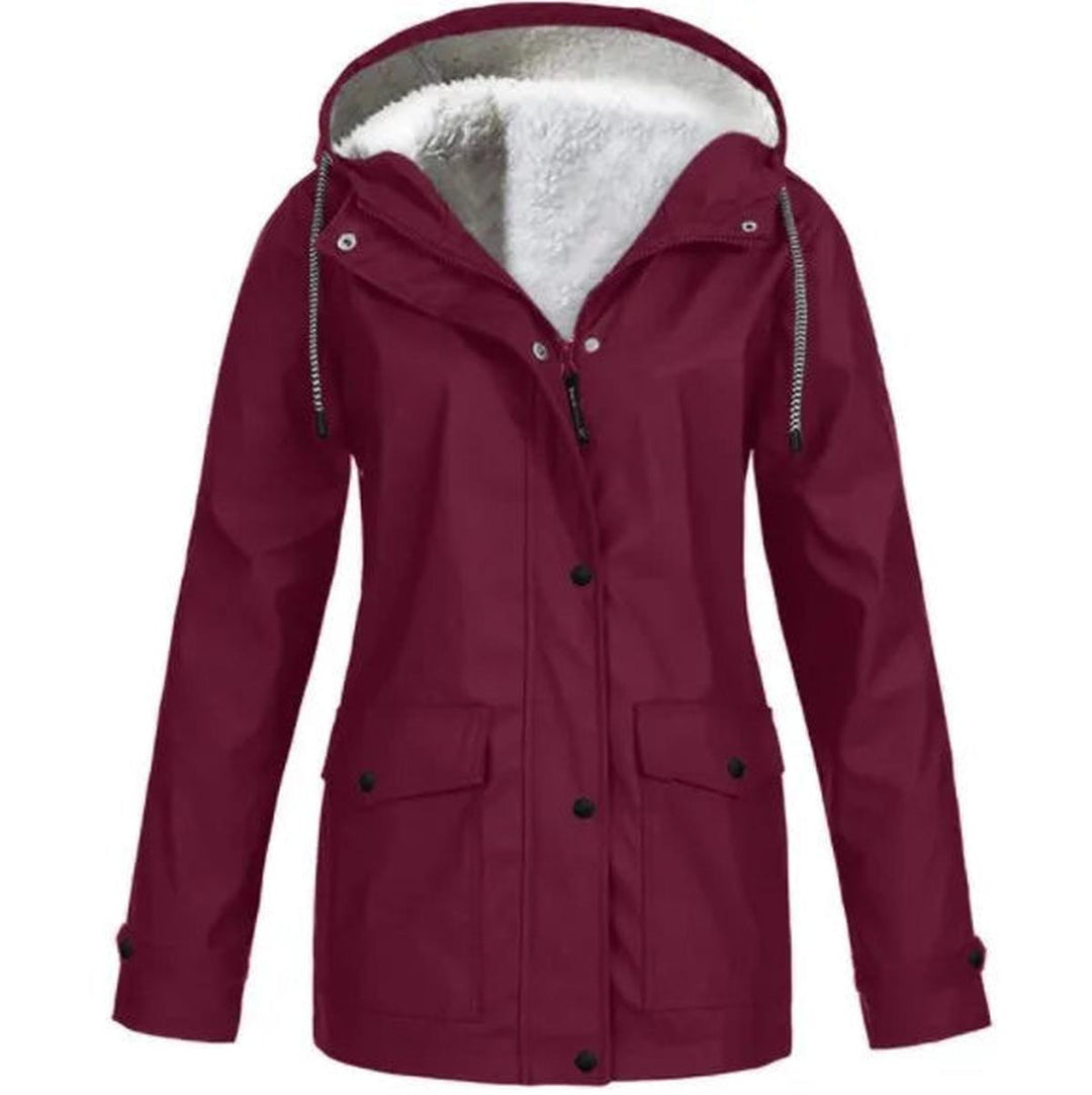 Mirla | Fleece Utomhusjacka med Huva - Damjacka-Eva Jonsson
