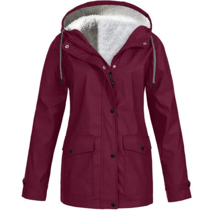 Mirla | Fleece Utomhusjacka med Huva - Damjacka-Eva Jonsson