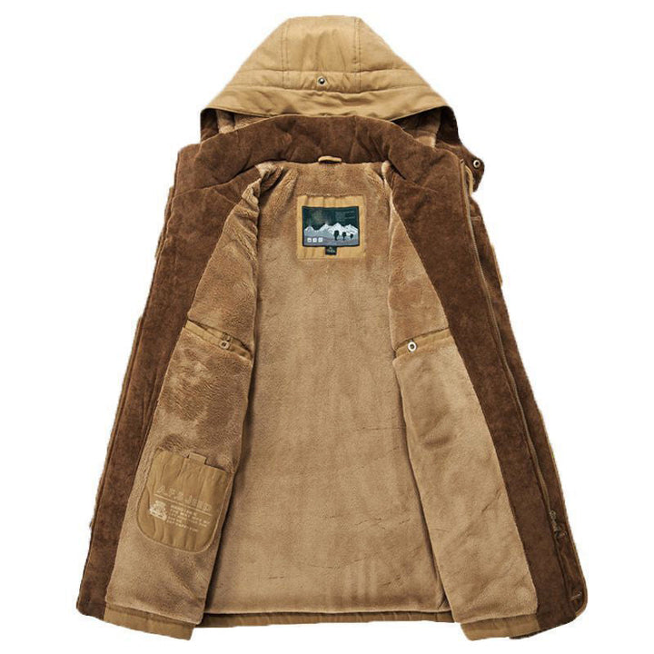 Mirla | Fleece Vadderad Vinterjacka med Djupa Fickor-Eva Jonsson