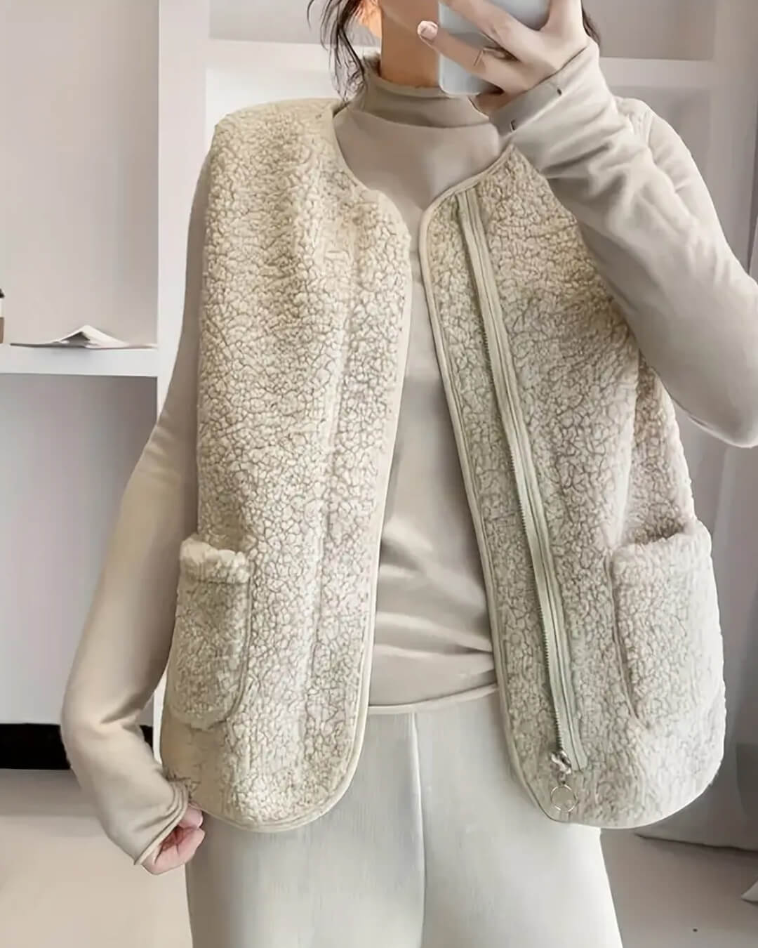 Mirla | Fleece-Väst Jacka-Eva Jonsson
