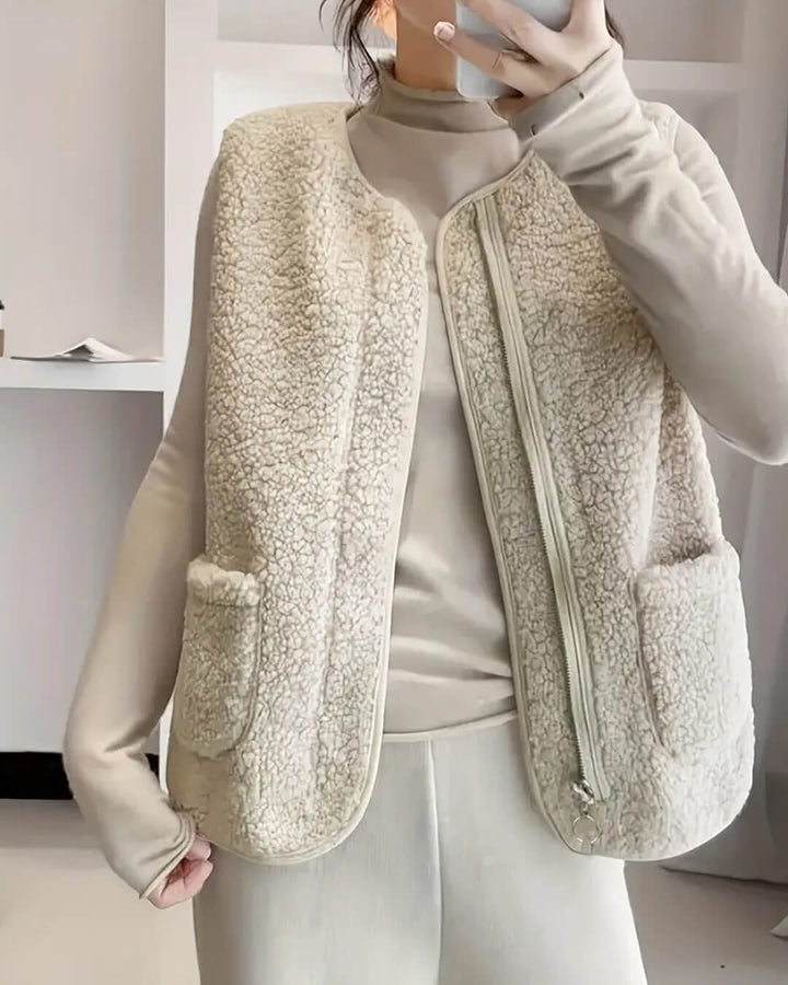 Mirla | Fleece-Väst Jacka-Eva Jonsson