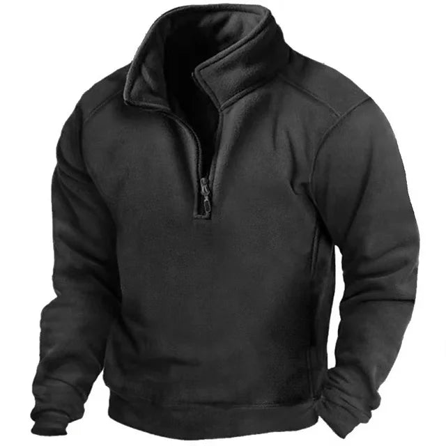 Mirla | Fleece-tröja - Bekväm halvzip-tröja-Eva Jonsson