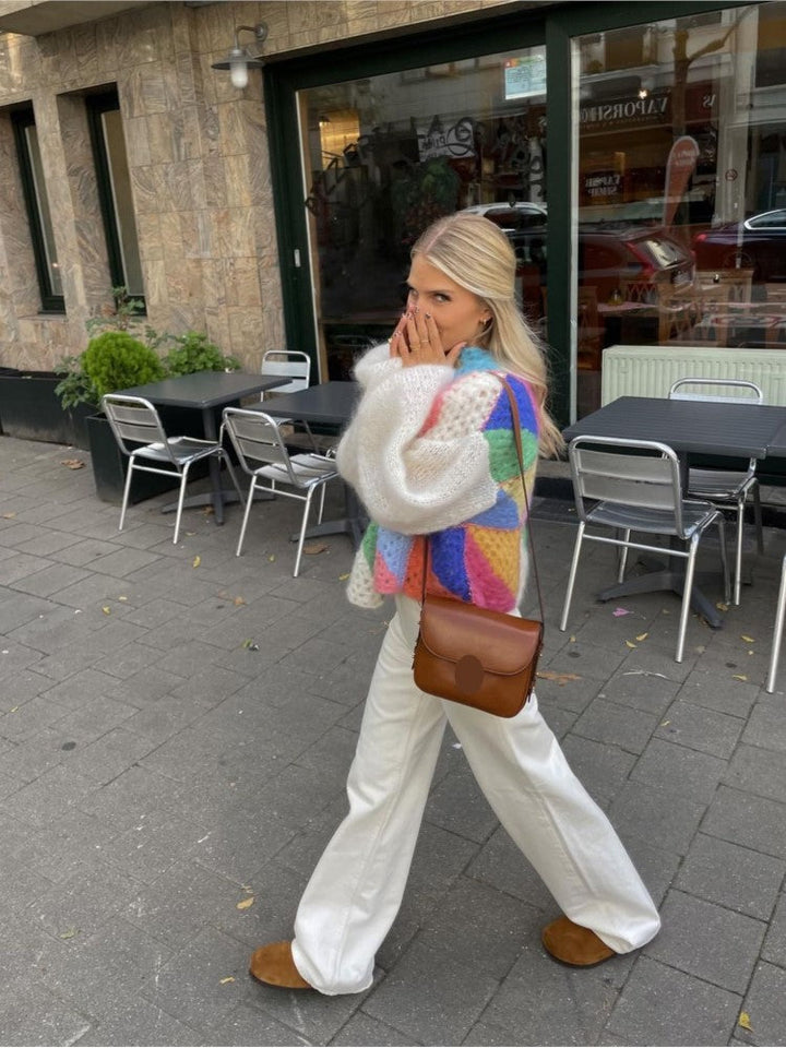 Mirla | Flerfärgad cardigan för kvinnor-Eva Jonsson